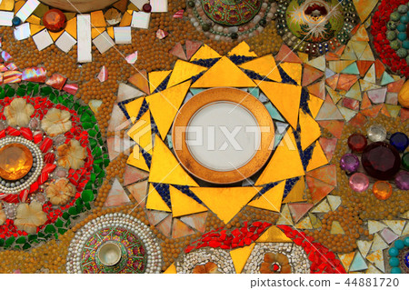 Lovely colorful mosaic mandalas at Pha Sorn Kaew   44881720