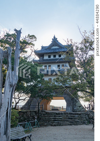 淡路島城堡塔和洲本城堡 淡路島城堡塔和洲本城堡 44884290