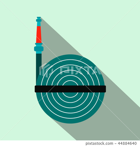 Fire hose winder roll reels flat icon 44884640