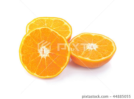 fresh orange isolated on white background 44885055