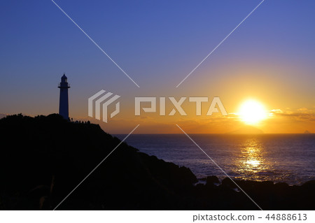 Winter landscape (first sunrise) Winter landscape (first sunrise) 44888613