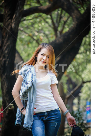 Portrait Asian woman Portrait Asian woman 44890859