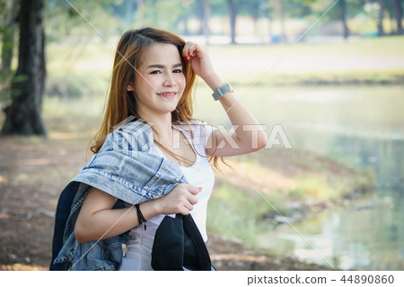 Portrait Asian woman Portrait Asian woman 44890860