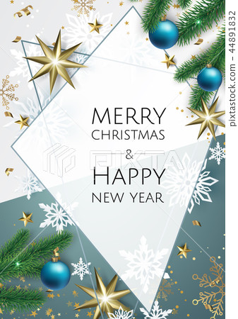 Christmas and New Year background  Christmas and New Year background  44891832