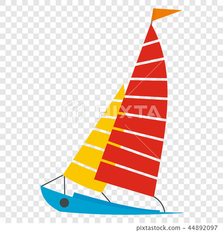 Sailing yacht icon 44892097