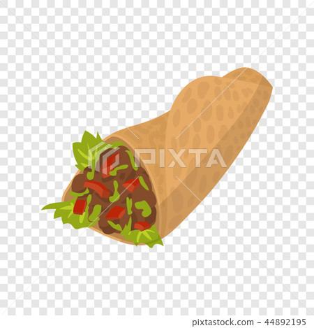 Shawarma cartoon sign Shawarma cartoon sign 44892195