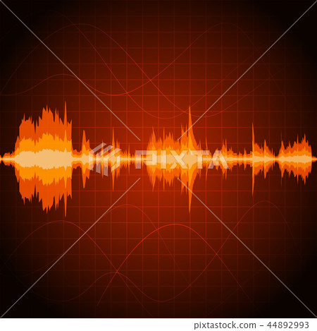 Sound wave background Sound wave background 44892993