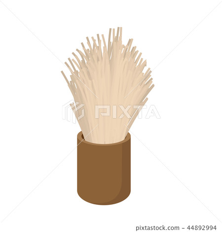 Wooden shaving brush cartoon icon Wooden shaving brush cartoon icon 44892994