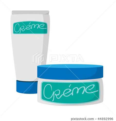 Cream containers cartoon icon Cream containers cartoon icon 44892996