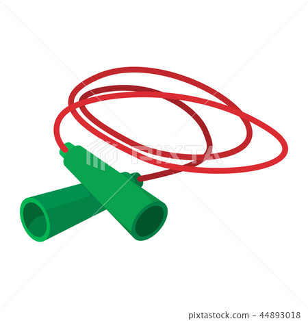 图库插图: skipping rope cartoon icon