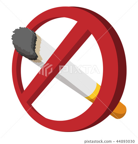 No smoking sign cartoon icon No smoking sign cartoon icon 44893030