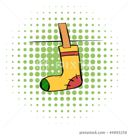 Yellow sock comics icon Yellow sock comics icon 44893258