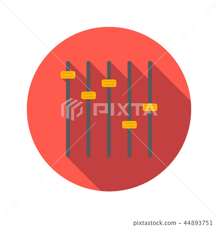 Equalizer flat icon 44893751