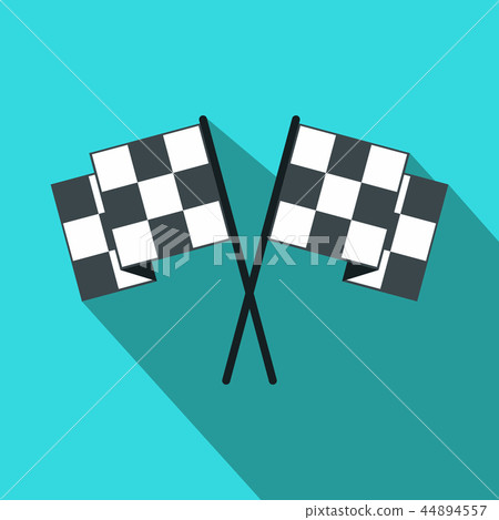Finishing flags flat icon Finishing flags flat icon 44894557
