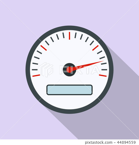 Speedometer flat icon 44894559