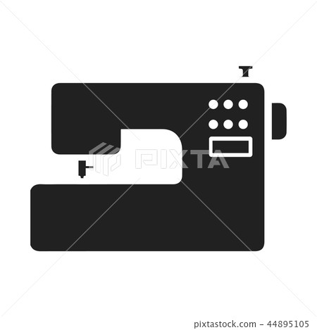 Sewing machine icon of vector illustration for web and mobile 44895105