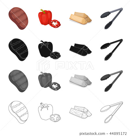 Barbecue, picnic,ounket and other web icon in cartoon style.Steak, beef, pork, icons in set Barbecue, picnic,ounket and other web icon in cartoon style.Steak, beef, pork, icons in set 44895172