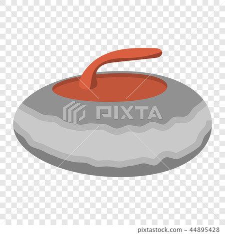 Curling stone cartoon illustration Curling stone cartoon illustration 44895428