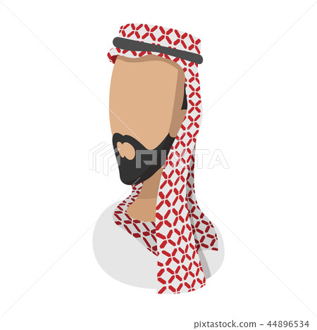 Mullah cartoon icon  44896534
