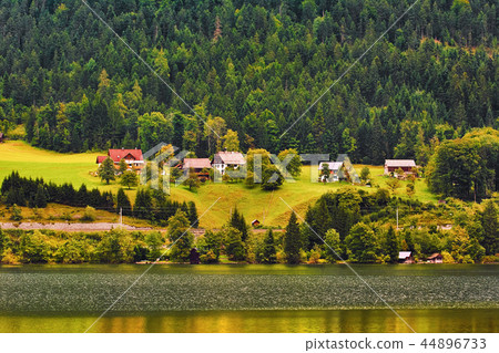 House on the Bank of Lake 44896733