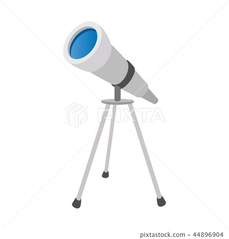 Telescope cartoon icon 44896904
