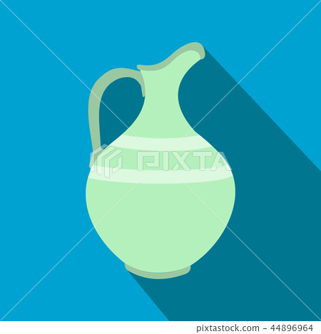 Ceramic jug flat icon Ceramic jug flat icon 44896964