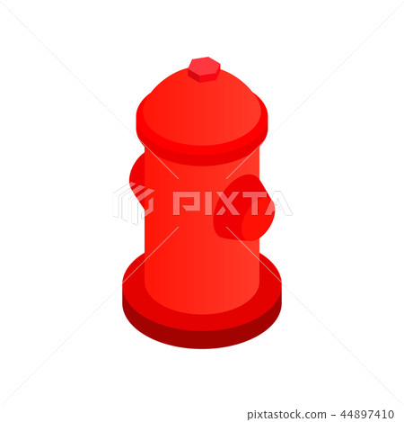 Fire hydrant isometric 3d icon Fire hydrant isometric 3d icon 44897410
