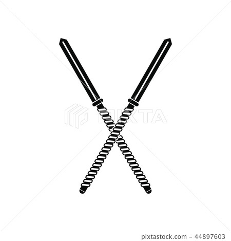 Japanese kendo sword icon 44897603