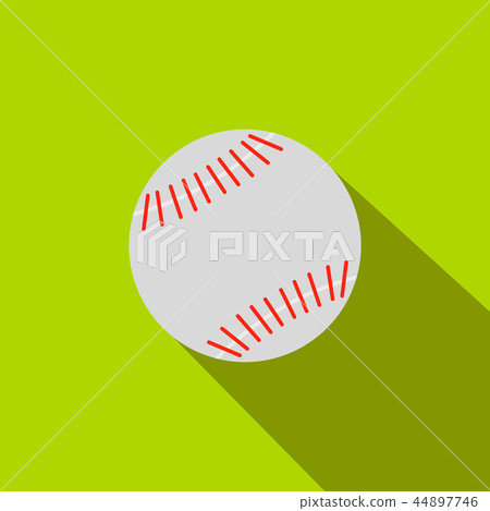 Baseball flat icon  44897746