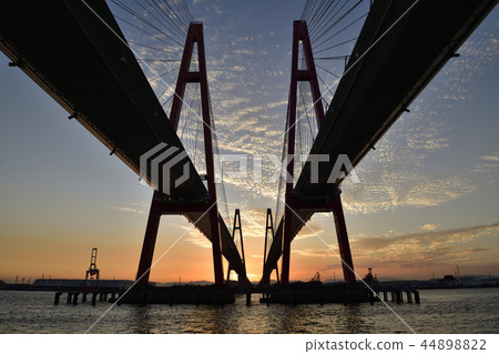 Evening view of Meiko Nishi Ohashi Evening view of Meiko Nishi Ohashi 44898822
