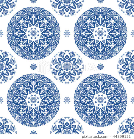 Elegant mediterranian vintage seamless pattern 44899131