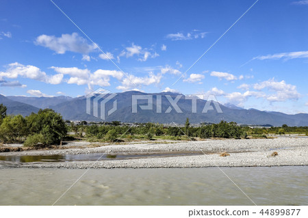 [Yamanashi Prefecture] Kai City Shingen Embankment and the Southern Alps, 100 Beautiful Japanese Historical Landscapes 44899877