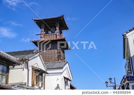 [Saitama Prefecture] Ko Edo Kawagoe Cityscape, time bell, national "important traditional buildings preservation area" of the country 44899894