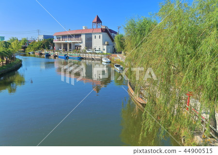 A waterfront boat stop in Mizugo Shiori Araya Garden 44900515
