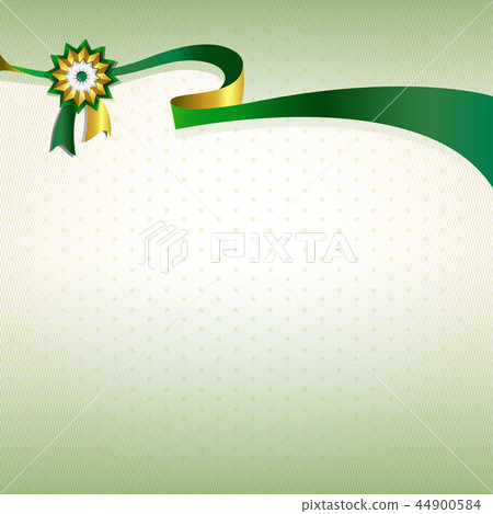 Green gold silk premium ribbon 44900584