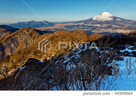 從箱根和Kintoki在雪中看到的富士山 44900664
