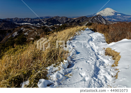 Mt. Fuji seen from the climb to Hakone and Meijingatake Mt. Fuji seen from the climb to Hakone and Meijingatake 44901073