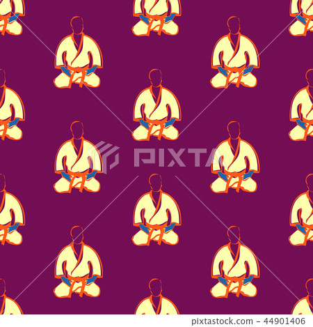 Seamless Texture Pattern Fighting Combat Fighters  44901406