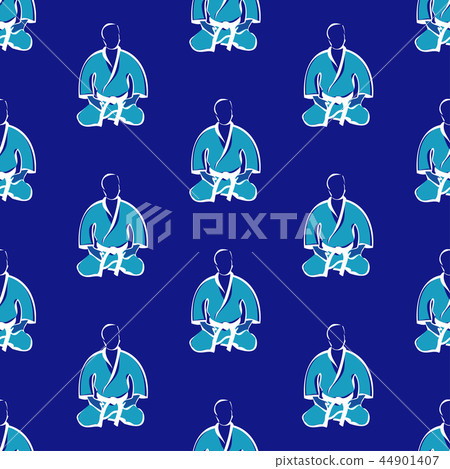 Seamless Texture Pattern Fighting Combat Fighters  44901407