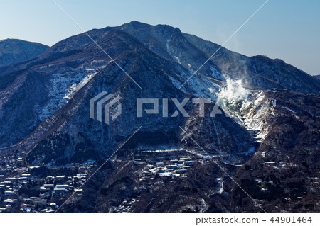 從箱根和Meijingatake看到的大涌谷和神山 從箱根和Meijingatake看到的大涌谷和神山 44901464