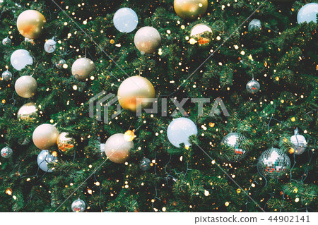 Christmas tree and ornament and decoration. Christmas tree and ornament and decoration. 44902141