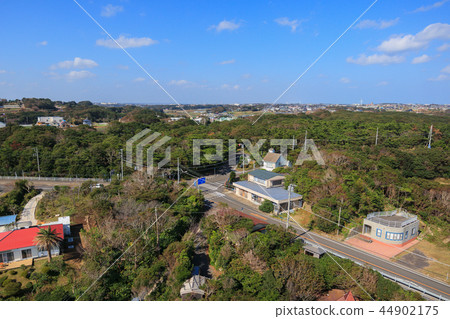 Aerial photographs of Inubogato Lighthouse near Choshi City 44902175