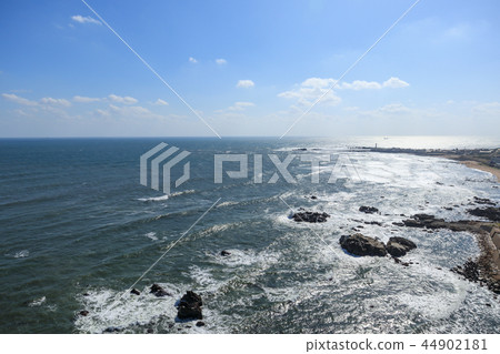 Aerial photographs of Inubogato Lighthouse near Choshi City 44902181