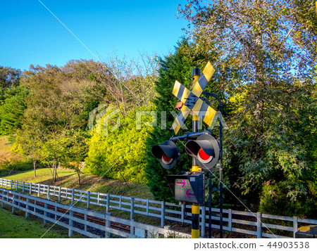 [Shizuoka Prefecture Izu City] Railway crossing of the theme park [Shuzenji Niji no Sato · Romney Railway] 44903538