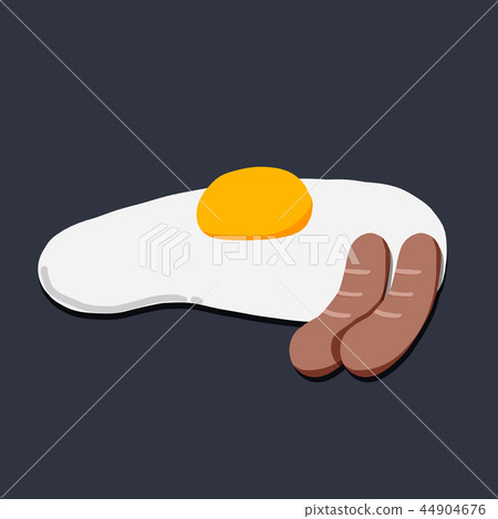 早餐圖像/香腸 44904676