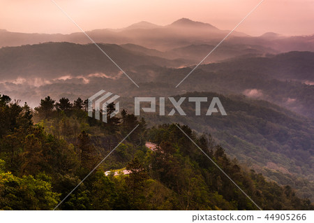 Viewpoints Sun rise Doi Inthanon Chiang Mai Thaila 44905266