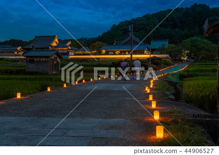 Nara Asuka Village Corridor of Asuka light A slope in front of Tachibana-ji Temple 44906527