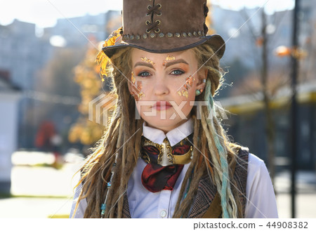 Portrait of a girl in a fantasy style Portrait of a girl in a fantasy style 44908382