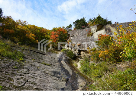 日本的百景點：在花谷腳下的秋葉 44909002