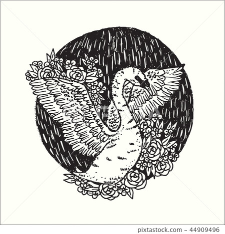 Hand drawn Doodle abstract graphic art design Hand drawn Doodle abstract graphic art design 44909496